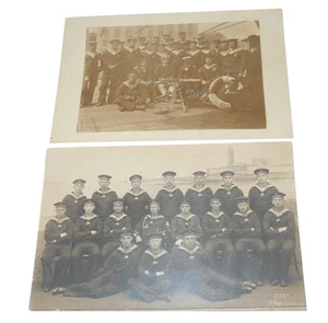 Original WWI Imperial German Navy Photo Post Card Sailers MG Szigliget Lot W8 - Picture 1 of 4