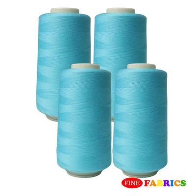 4 Pack of 5,000 Yard per Spools Sewing Thread 100% Polyester All Purpose - Image 1 of 4