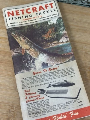 Catálogo Netcraft Vintage Nº Aparejos de pesca 71B 1971 usados Toledo Ohio Foto 1 de 4