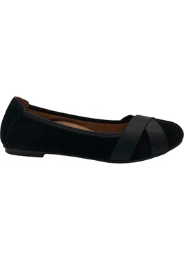 Vionic Women's Suede Flats Maria Black - Image 1 of 4