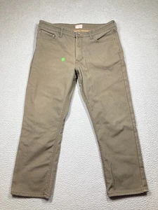 Weatherproof Vintage Fleece Lined Canvas Pants Men's 36x29 Brown Straight STAINS - Picture 1 of 19