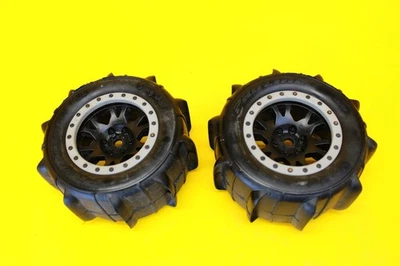 Pro-Line Sling Shot Pre-Mount Sand Tires w/Impulse Pro-Loc Wheels (MX43) Black - Image 1 of 4