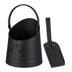 Kohleneimer Pelletbehälter Kohlenschütte Kohlekorb Kamineimer Briketteimer 6,5 l - Bild 1 von 7