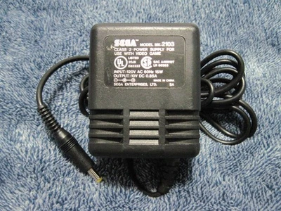 Cable adaptador de CA fuente de alimentación original Sega Genesis modelo MK-2103 clase 2 Foto 1 de 4