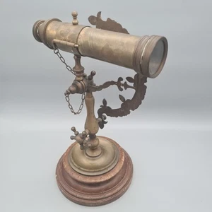 Massives Vintage-Teleskop aus Messing auf Stativ - Bild 1 von 8
