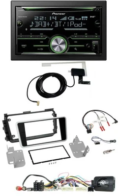 Pioneer CD USB Lenkrad Bluetooth 2DIN DAB Autoradio für Nissan Micra 2017-2019 - Bild 1 von 4