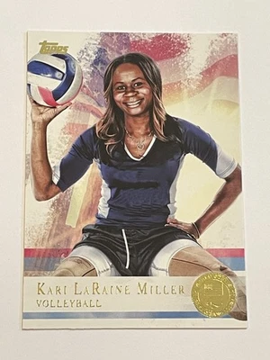 2012 Topps U.S. Olympic Team Gold #54 - Kari LaRaine Miller - Voleibol - Imagem 1 de 2
