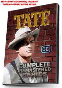 TATE 1960 COMPLETE TV SERIES *REMASTERED* HIGHEST QUALITY DVD DAVID MCLEAN NEW - Picture 1 of 6