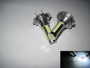 2 pcs H7 10W COB Chip on Board high power LED SMD fog light DRL Super White - Picture 1 of 7