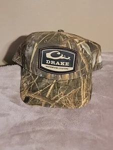 Drake Waterfowl 6-Panel Camo Badge Cap NWOT - Picture 1 of 5