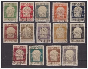 FIUME 1920 - D'ANNUNZIO  SERIE  USATA - Bild 1 von 1