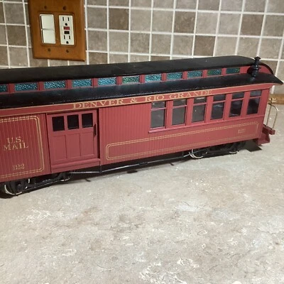 Bachmann Big Hauler G Gauge GOLD RUSH Pullman  Car-Denver & Rio Grande-NEW - Image 1 of 4