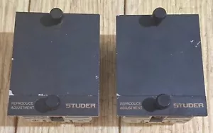 Studer A80 2-Track 1/4 inch Tape Reproduce Adjustment - Pair - Picture 1 of 3