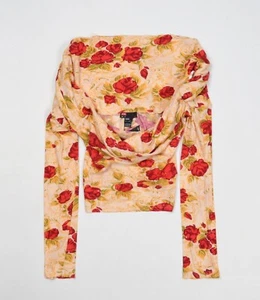 Vintage Diesel Y2K Fairy Floral Cowl Neck Long Sleeve Top Size M - Picture 1 of 7