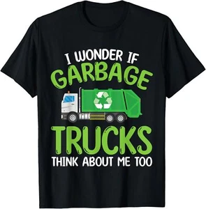 Earth Day Recycle Garbage Truck Funny Boys Toddler T-Shirt Hoodie - Picture 1 of 13