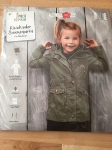 Kleinkinder Parka Jacke für Mädchen NEU OVP 86 / 92 in Oliv Poco Piano - Bild 1 von 12