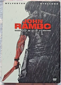 John Rambo Uncut Steelbook DVD Sylvester Stallone - Imagen 1 de 3