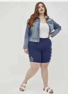 Torrid 3(3x 22/24)Disney Mickey Mouse and Friends 50th Anniversary Bike Shorts - Picture 1 of 7