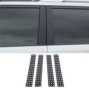 Black Window B pillar Post Protector Decor Cover Trim Bezels For 4Runner 2010+ - Picture 1 of 12