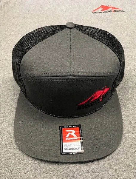 Sombrero Bronco Logo Bordado Gris Oscuro por Mountains2Metal Foto 1 de 1