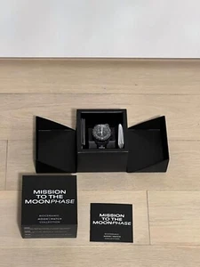 Omega x Swatch Snoopy Mission To The Moonphase Black Authentic Next Day SHIPPING - Bild 1 von 4