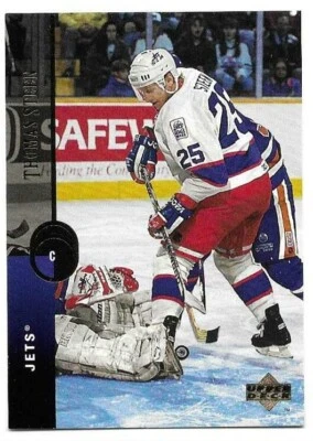 THOMAS STEEN 1994-95 UPPER DECK CARD NEAR MINT CONDITION - Image 1 of 2