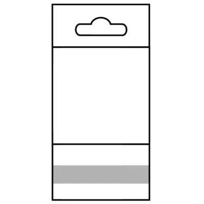 1000 Clear Plastic Hanging Self Adhesive Poly Seal Bags Coins/Jewelry SmallLarge - Image 1 of 3