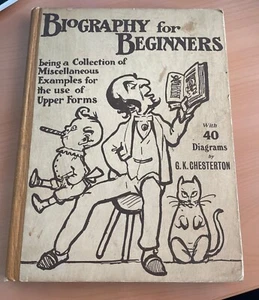 Vintage "Biographie für Anfänger" - Edmund Clerihew Bentley mit Illustrationen - Bild 1 von 12
