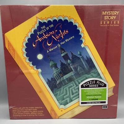 New The Puzzle of the Arabian Nights Marcus Q. Hall Mystery Story Series 500pc - Image 1 of 4