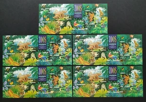 1994 Australia Zoos Animals MS + Overprint Stamp Exhibition MS (Lot of 5 sheets) - Picture 1 of 11