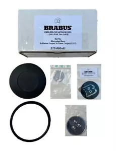 Genuine BRABUS LOGO EMBLEM Mercedes Benz C217 S-Class Coupe W167 GLE Coupe Rear - Bild 1 von 1