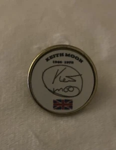 Keith Moon “The Who” Signature Badge UK - Picture 1 of 2