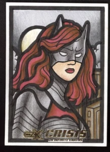 BATWOMAN 2022 CZX DC Crisis on Infinite Earths Artist Sketch Card 1/1 - Picture 1 of 2