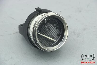 Harley Street Glide CVO 2011 conjunto de manómetro de presión de aceite 74727-10 cara de carbono Foto 1 de 4