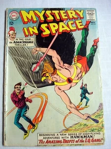 Mystery In Space #87 DC Comic 1963 Good-, Adam Strange, Hawkman - Bild 1 von 5