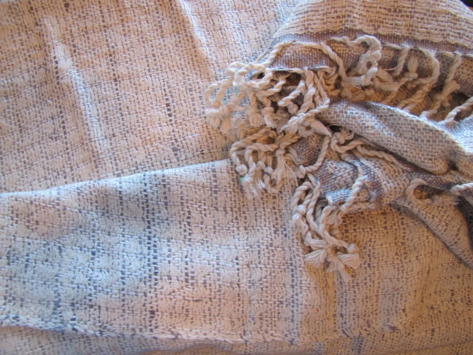 West Elm Embroidered chevron lattice throw 50 X 60 New  - Image 1 of 1