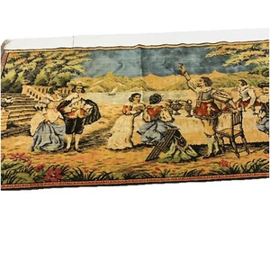Antiker viktorianischer Wandteppich 40 x 21 Zoll, super Zustand - Bild 1 von 22