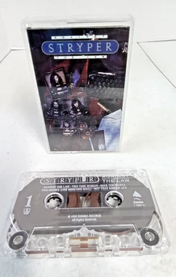 Stryper - Against The Law Cassette - Christian Metal US Enigma 1990 Near Mint - Image 1 of 4
