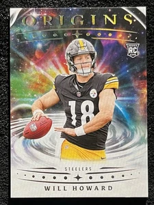 Panini Origins Will Howard RC 2025 novato #120 Steelers Ohio State (RC) - Imagen 1 de 2