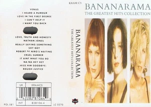 Bananarama Greatest Hits Collection cassette UK London 1988 cassette clear shell - Picture 1 of 4