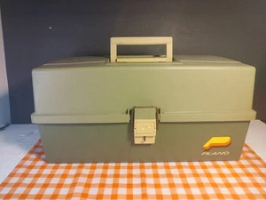 Vintage 1970's Retro Plano 6300 Fishing Tackle Box Very Nice. - Picture 1 of 21