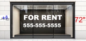 Geschäft zu vermieten Fenster Aufkleber Sticker Outdoor robust Vinyl wasserdicht - Bild 1 von 9