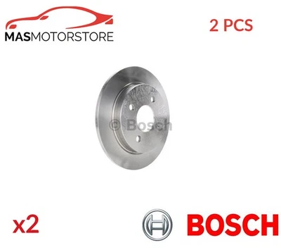 BREMSSCHEIBEN SATZ PAAR HINTEN BOSCH 0 986 478 344 2PCS A FÜR FORD SIERRA,FOCUS - Image 1 of 4