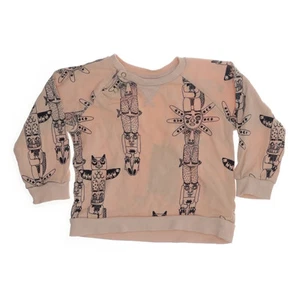 Mini Rodini, Sweatshirt, Größe: 68/74, Beige/Grau, Sonstiges, Sweat #HnA - Bild 1 von 5