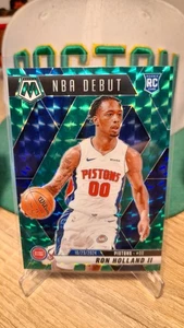 2024-25 Panini Mosaic Basketball Ron Holland II RC NBA Debut Green Mosaic - Imagen 1 de 2