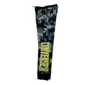Converse Pants Youth Large 12-13 Yrs Camo Joggers Green Black All Star Logo - Picture 1 of 13