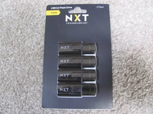 New NXT Technologies 16GB USB 3.2 Type-A Flash Drive, Black 4/Pack (NX61124) - Afbeelding 1 van 4