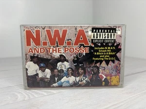 NWA And The Posse Cassette Tape Hip Hop Ice Cube Dr Dre 1989 Advisory Sticker - Picture 1 of 11