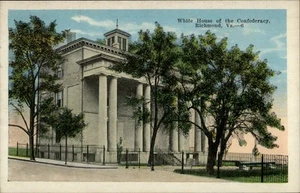 Richmond, VA Weißes Haus der Konföderation Virginia Postkarte - Bild 1 von 2
