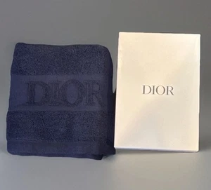 Christian Dior Parfums Beauty Navy Gym/Hand Towel,NIB 24”x11” - Picture 1 of 4